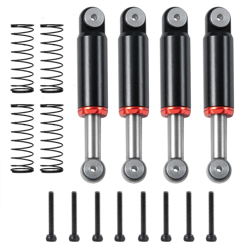 

Металлический амортизатор для Axial SCX24 AXI90081 AXI00001 AXI00002 1/24 RC Гусеничный автомобиль, 4 шт., детали для модернизации
