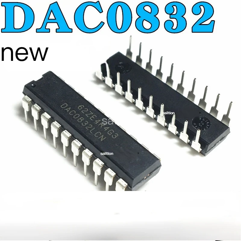 

Новинка, оригинальный 8-битный параллельный чип преобразователя DAC0832LCN, чип IC в вертикальном положении DIP20