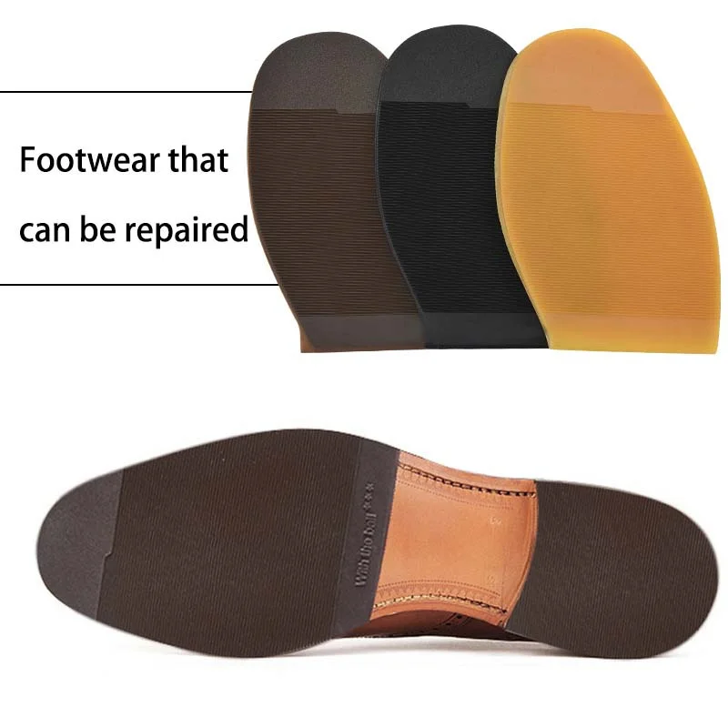 

Rubber Soles Shoes Pads for Repair Outsole Men Business Shoe Replacement Anti Slip Insoles Sole Protector DIY Care Mat Patches