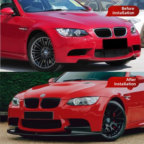 Для BMW E90 E91 E92 Комплект кузова BMW Series 3 2007-2013 Аксессуары BMW E92 Lci Передняя губа BMW E93 M Sport Передняя губа E90 Комплект кузова
