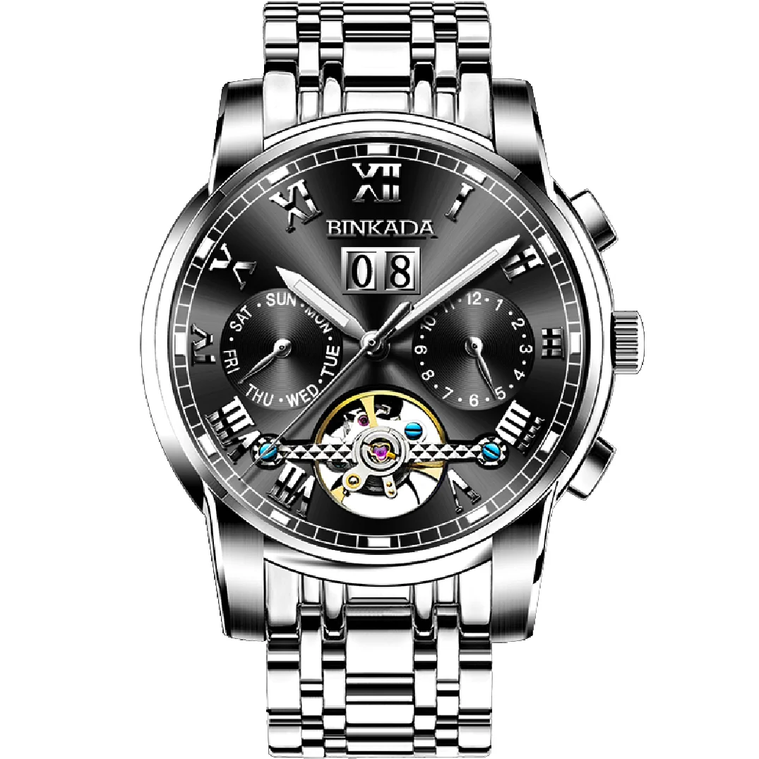

2021New Brand Watches Men's Mechanical Watches Fully Automatic Famous watch Genuine Waterproof Luminous fashion man watch