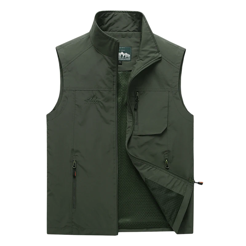 

Men's Vests 2022 Autumn Mens Sleeveless Vest Spring Summer Casual Travels Vest Outdoors Thin Big Size Vest Waistcoat Men Clothes