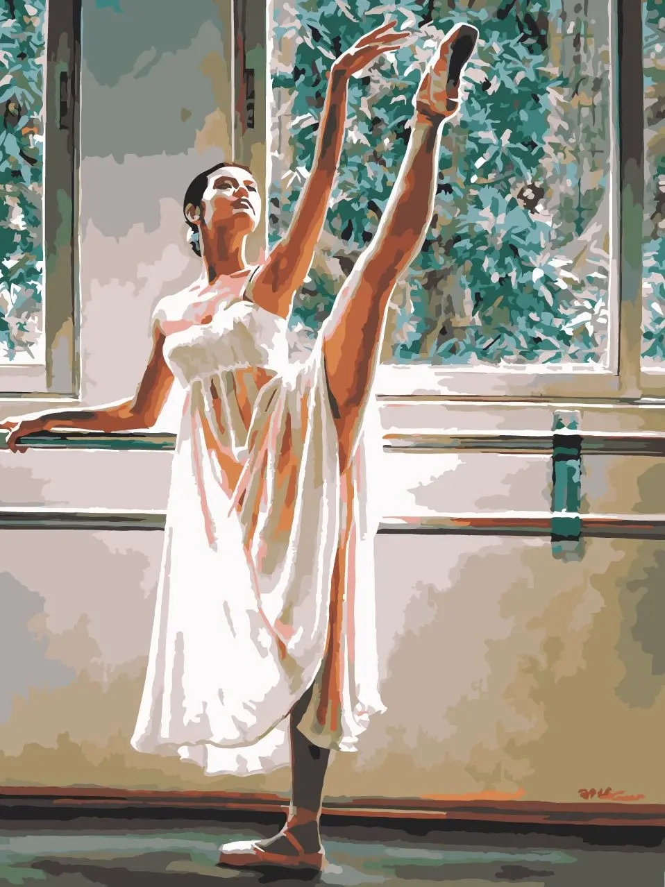 

Exquisite mural oil painting 111