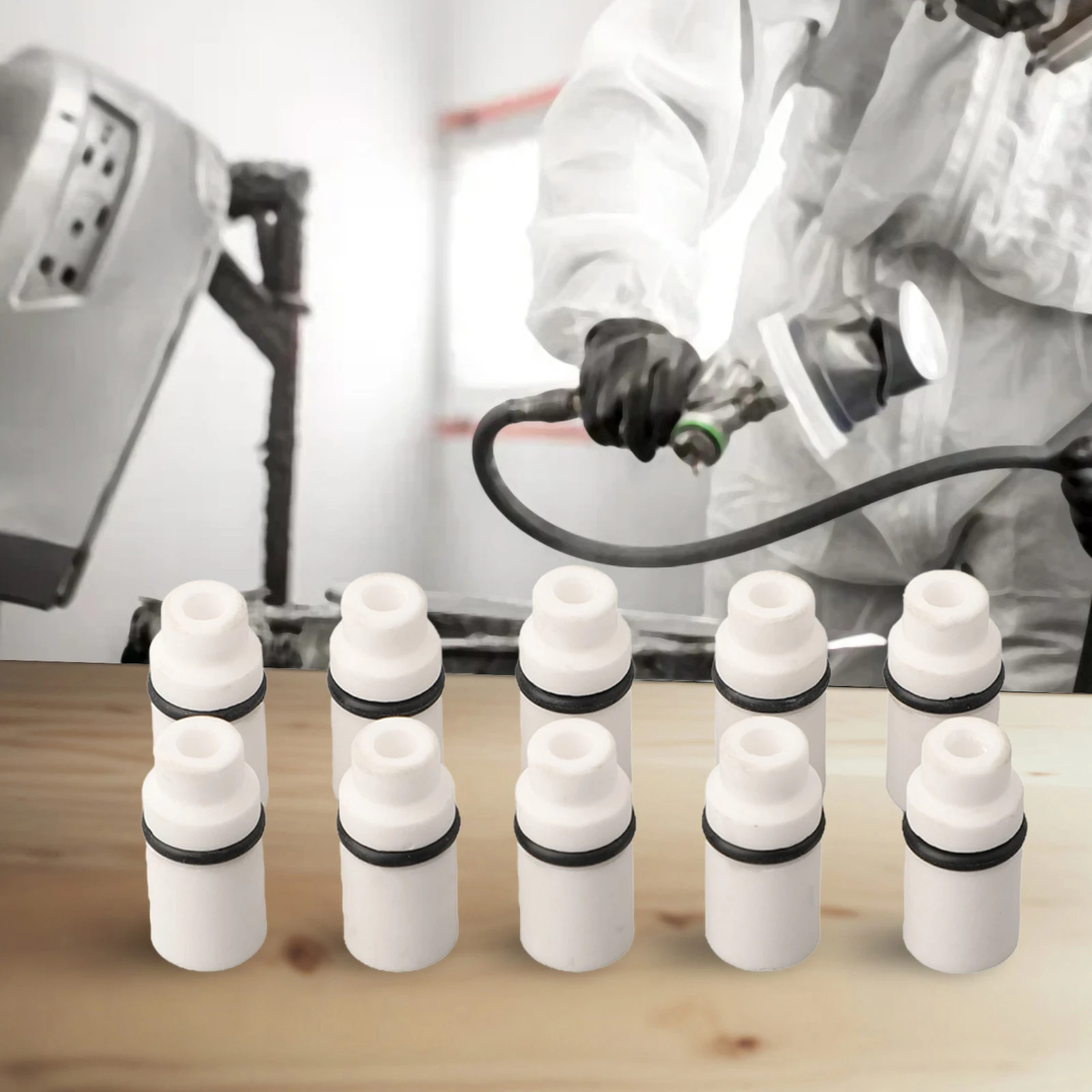 Набор из 10 шт. насадки для пескоструйной обработки максимальное давление 160