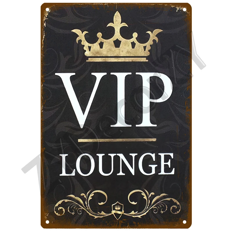 

Винтажная металлическая вывеска для дома