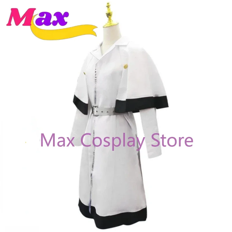 Wby2 Cos Аниме Re Yonebayashi Saiko Косплей Костюм Синий Парик CCG Белый Тренч Униформа