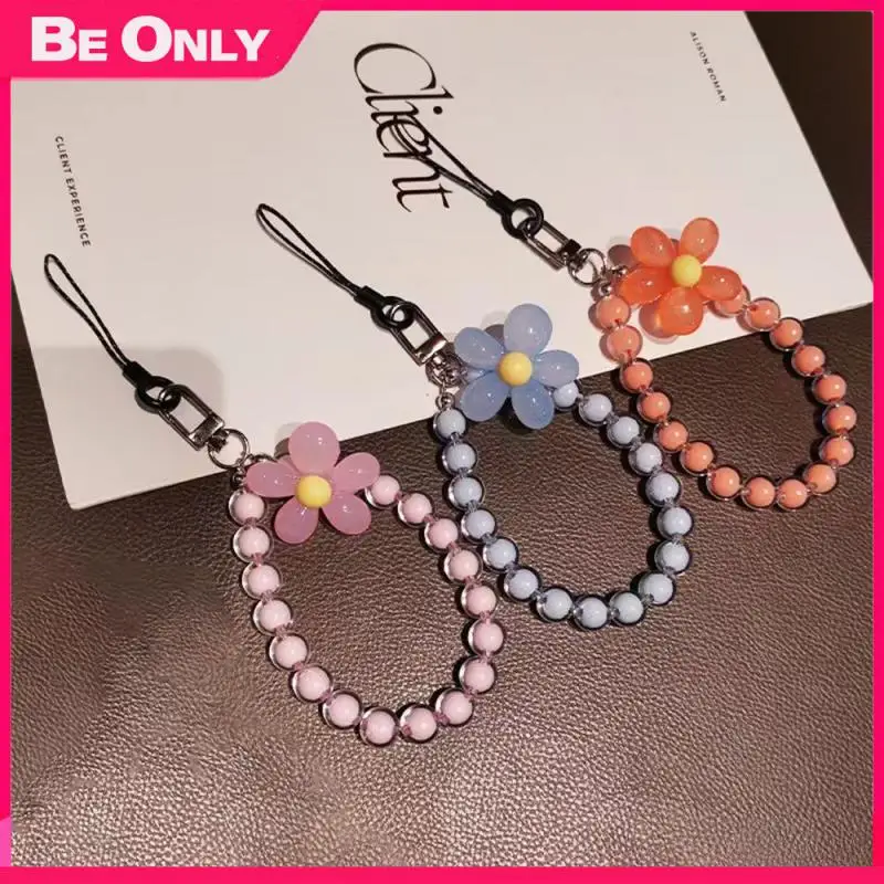 

Resin Plastic Portable Beaded Phone Chain Lightweight Cellphone Pendant Gift For Friends Universal 1 Pcs Convenient For Phone