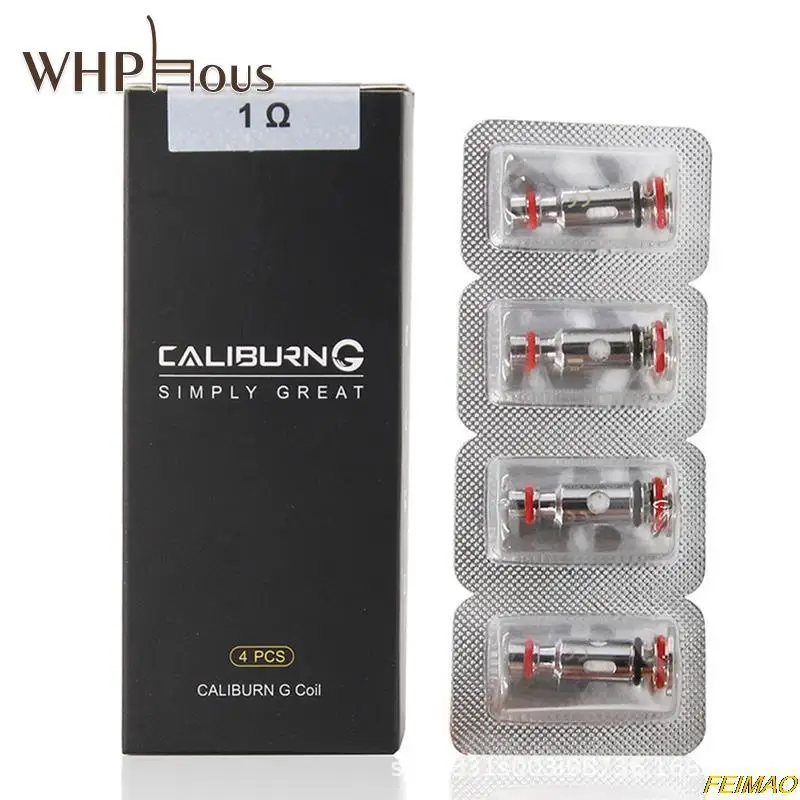 

4 Pcs Pen Core Replacement Coil Head Kit For Caliburn G Pod KOKO Prime Vaper 0.8/1.0ohm Vape Coil Tank Home Tools Accessories