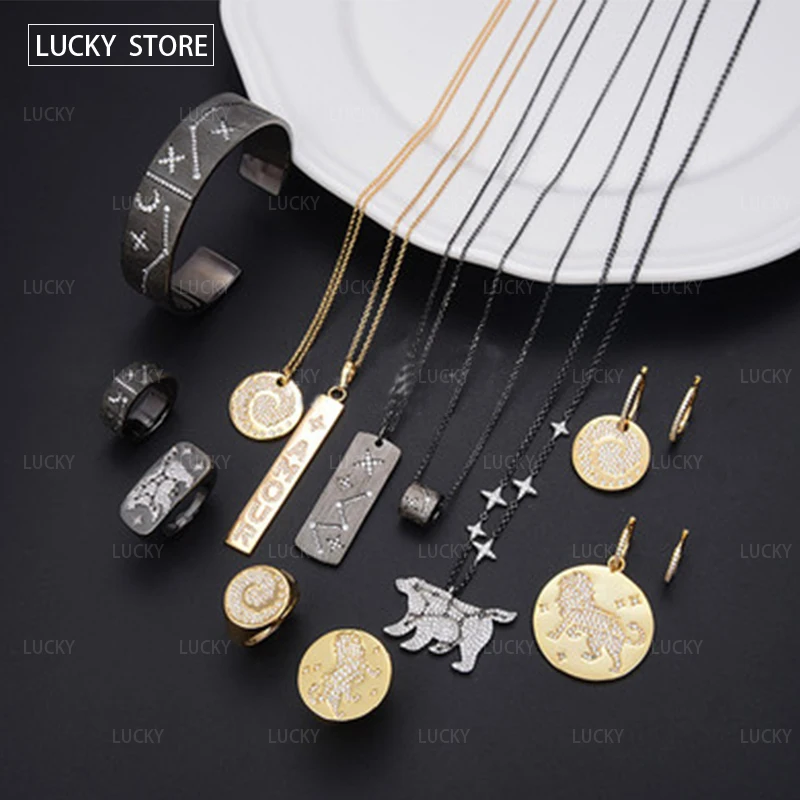 

Цепочка с подвеской из серебра пробы, с созвездиями