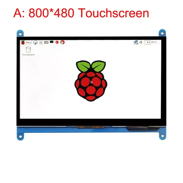 Hot Ticket 5 Inch Portable Monitor HDMI-compatible 800 x 480 Capacitive Touch Screen LCD Display for Raspberry Pi 4 3B+/ PC/Bana
