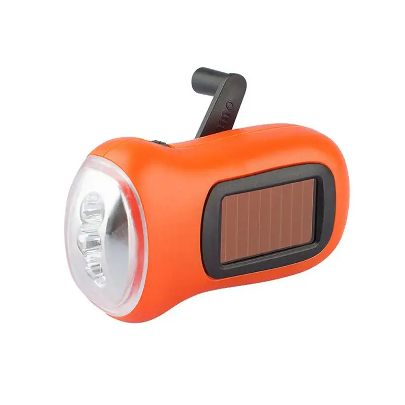 

Фонарик с ручкой и солнечной батареей