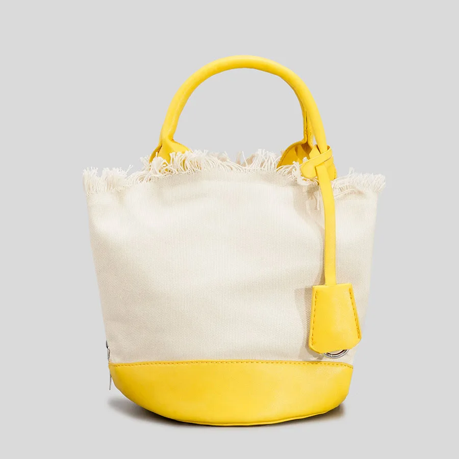

Large-capacity Canvas Handbag for Women Big Bucket Bags Fashion Shoulder Crossbody Bag Female Casual Top-Handle Bags Purses Ins