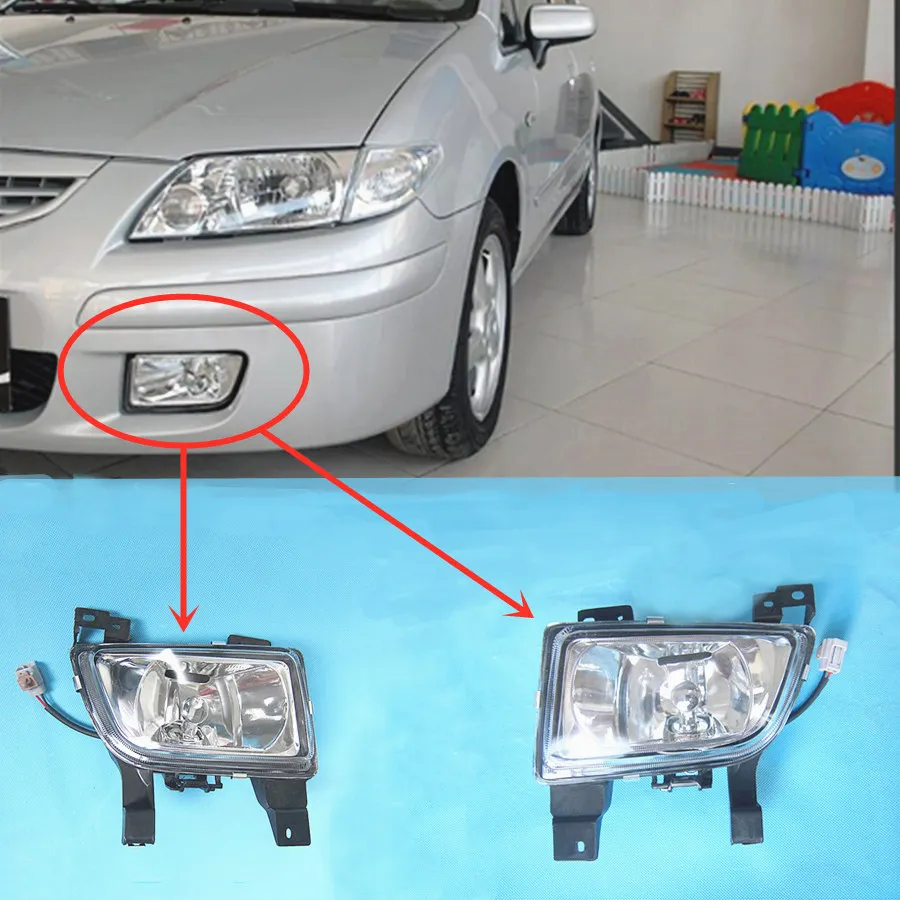 

Car body parts B25G-51-690 fog lamp assembly for Mazda premacy 1998-2008 CP