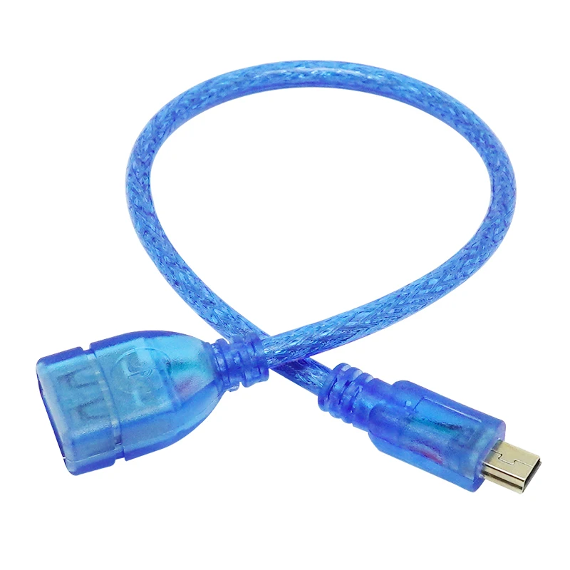 

USB 2.0 A Female to Mini USB B Male Conversion Cable Adapter 5P OTG V3 Port Data Cable For Car Audio Tablet For MP3 MP4