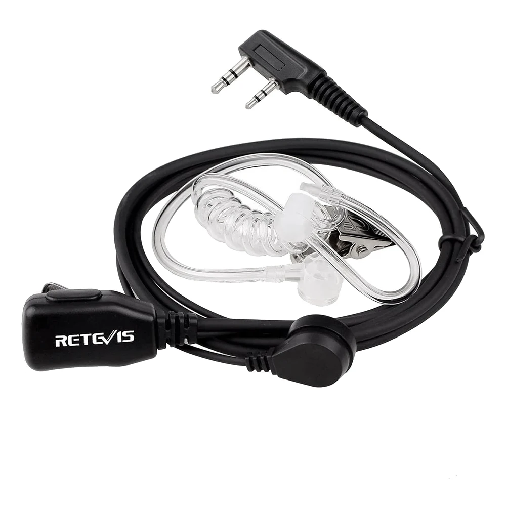 Радиогарнитура 2-контактные наушники со звуковой трубкой совместимые с рациями
