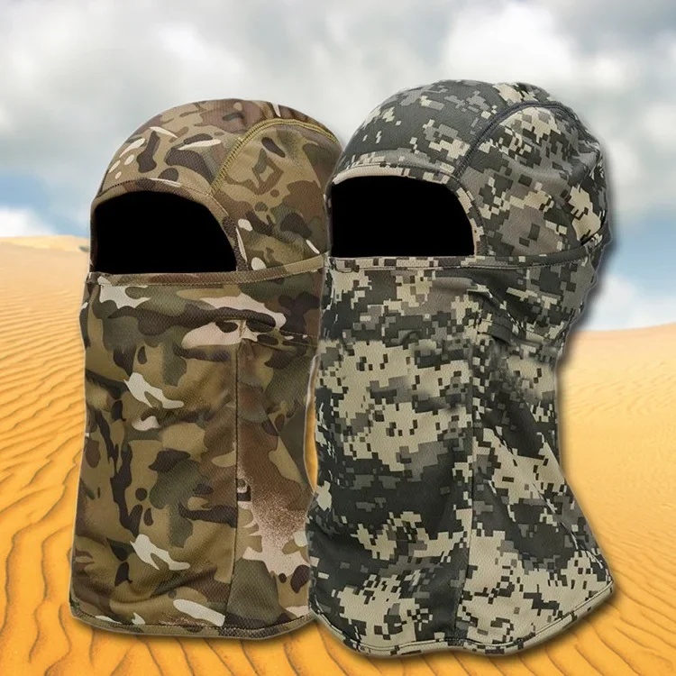 

Full Face Mask Tactical Balaclava Camouflage Wargame CP Military Hat Hunting Bicycle Cycling Army Multicam Bandana Neck Gaiter