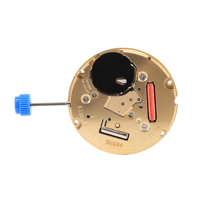 For ETA F05.115 Date At 3' Quartz Movement 3 Pin Watch Movement With Adjusting Stem & No Battery Repair Parts