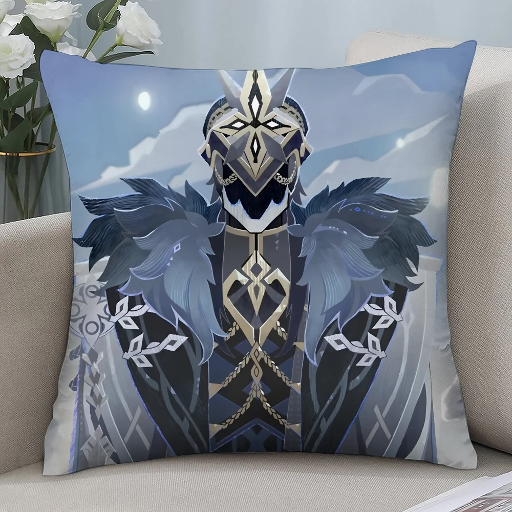 Genshin Impact Capitano Thrain наволочка из полиэстера 40*40 см