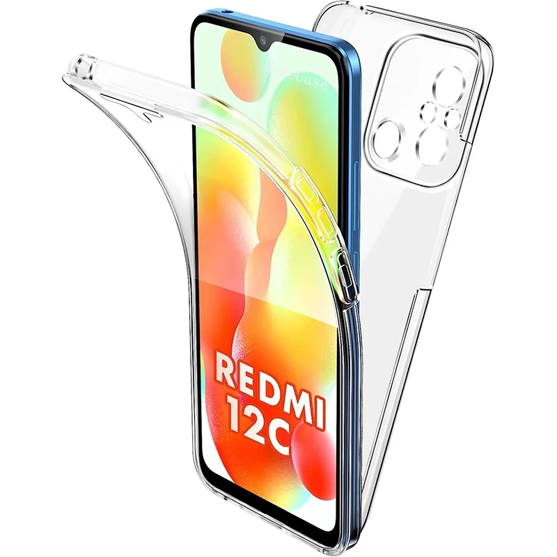 360 противоударный чехол для Xiaomi Redmi A1 Plus A2 A3 K30 K40 6 6A 7 8 9A 9C 9T 10 10A 12C 13C 4G двойная задняя