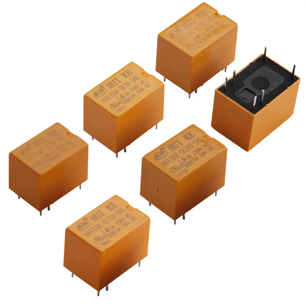 Фото 10 шт., релейная лампа, Φ 6 pin 3A 3V/5V/9V/12V/24V №1