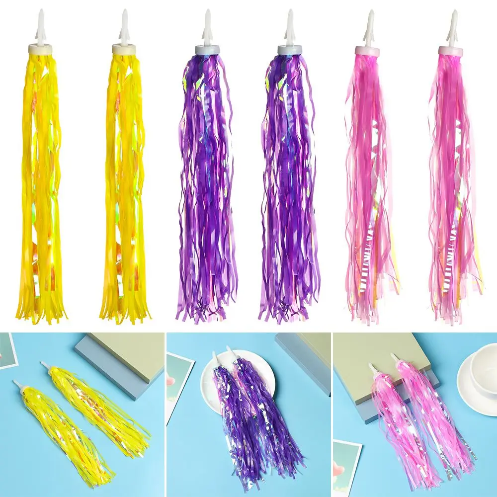 

Велосипедные разноцветные ленты с кисточками, 2 шт., 14 см