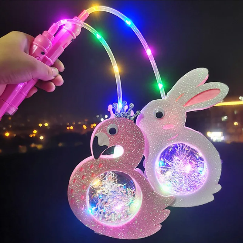 

New Cute Cartoon Lantern Flash Portable Star Ball Light-emitting Toys Small Animal Light-emitting Lanterns Halloween Toys