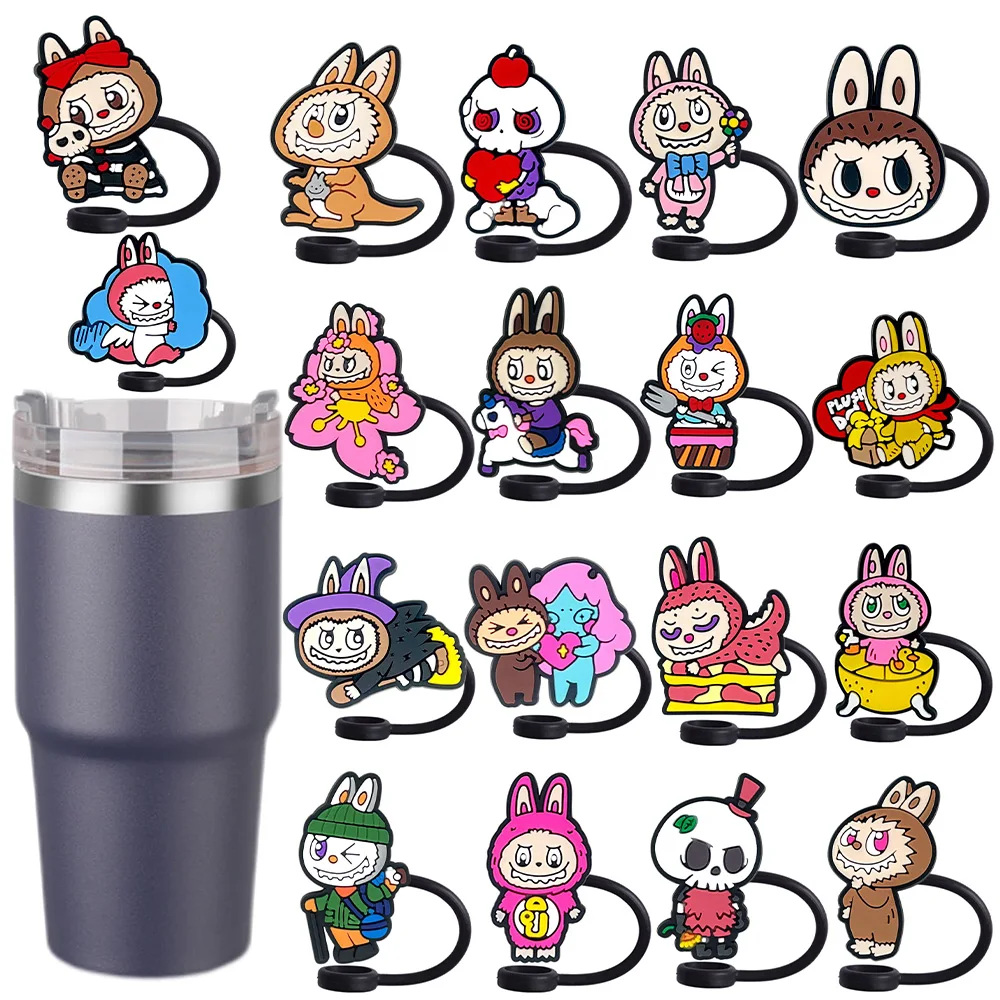 1-18 шт. новая милая кукла соломенная крышка 10 мм пробка для напитков многоразовая