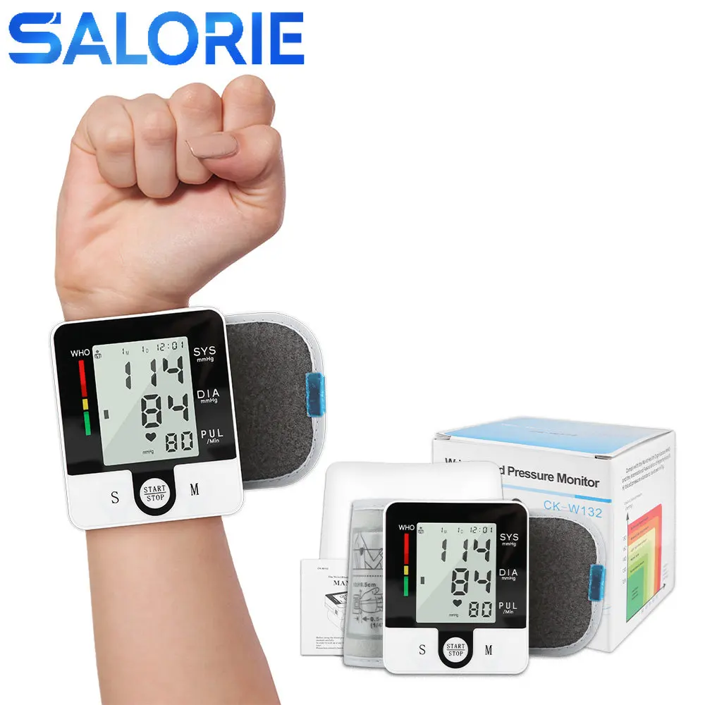 

USB Rechargeable Wrist Blood Pressure Monitor Approved English Voice Tonometer Best Automatic Digita Sphygmomanom
