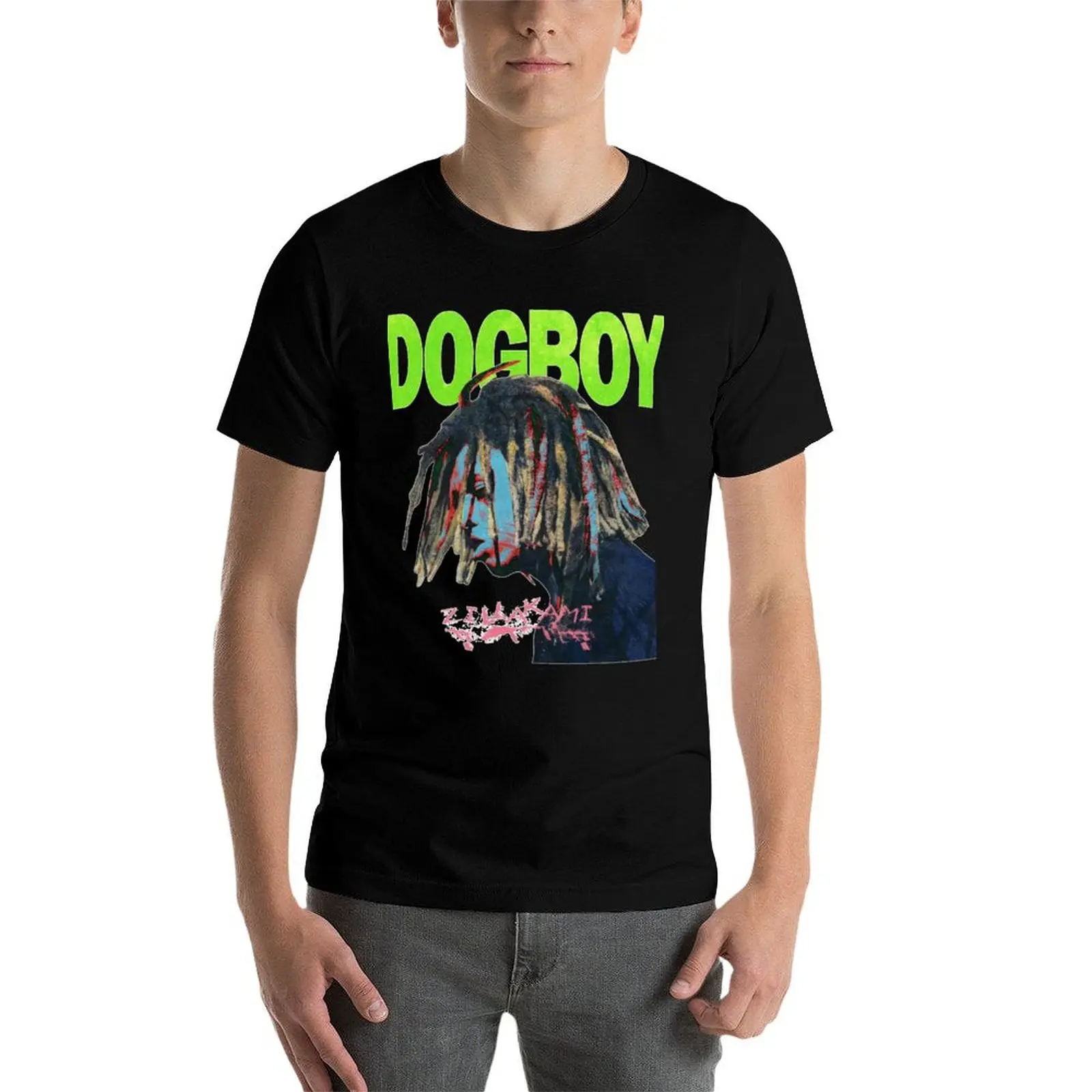 Футболка DOGBOY Zillakami уличная одежда рубашка с аниме винтажная мужские футболки Fruit