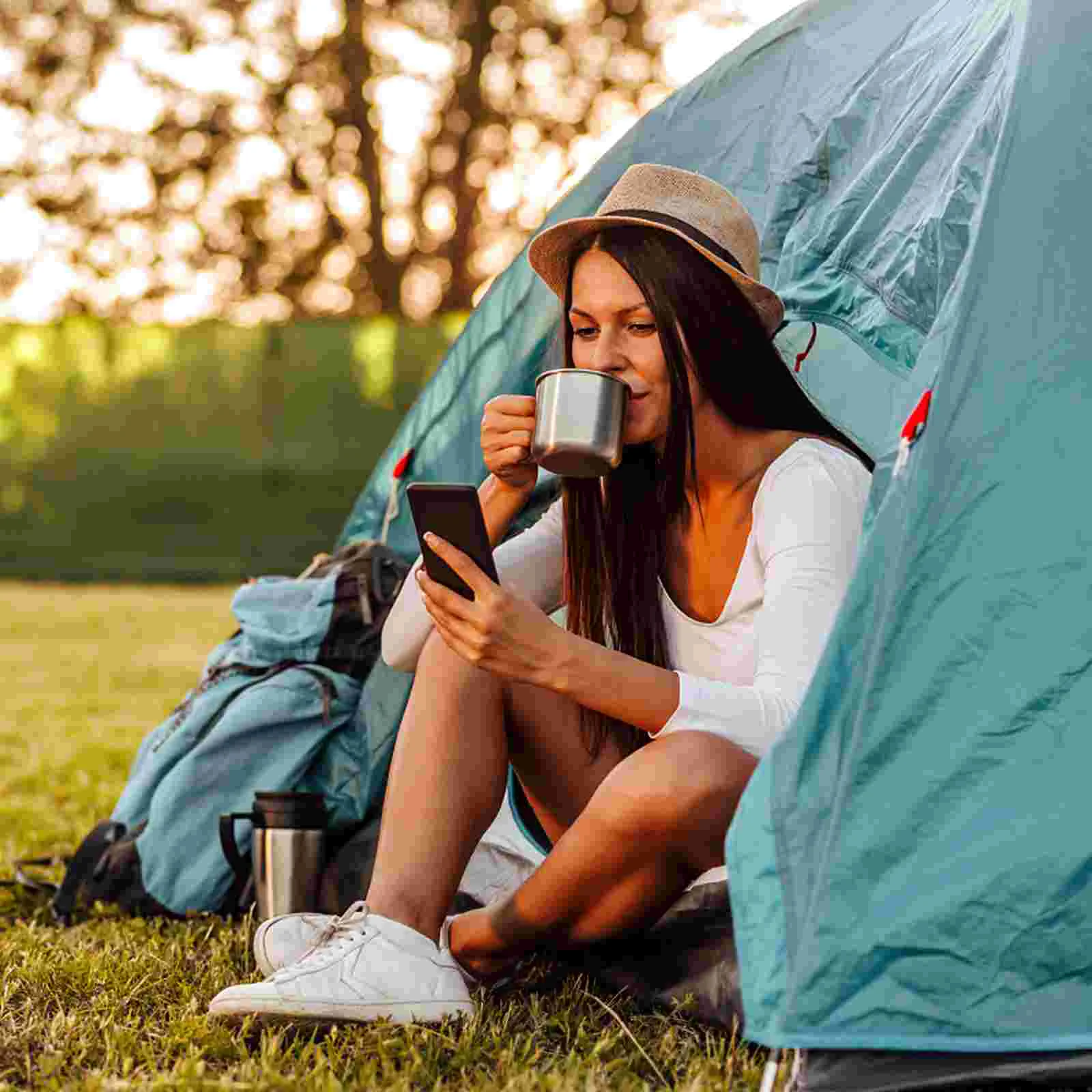 

Camping Cookware Portable Pot Cooking Hiking Utensil Setkit Lightweight Picnic Mug Survival Gadget Barbecue Coffee Pan