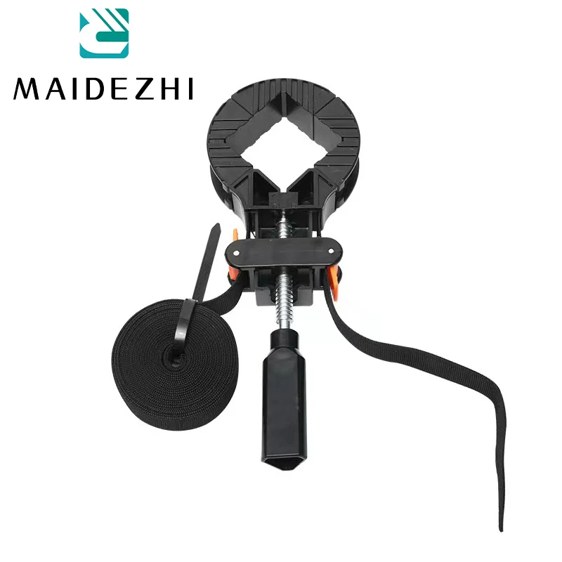 

Multifunction belt clamp Woodworking Polygonal clip 90 Degrees Right Angle Corner Photo Frame Clips Quick Adjustable Band Clamp