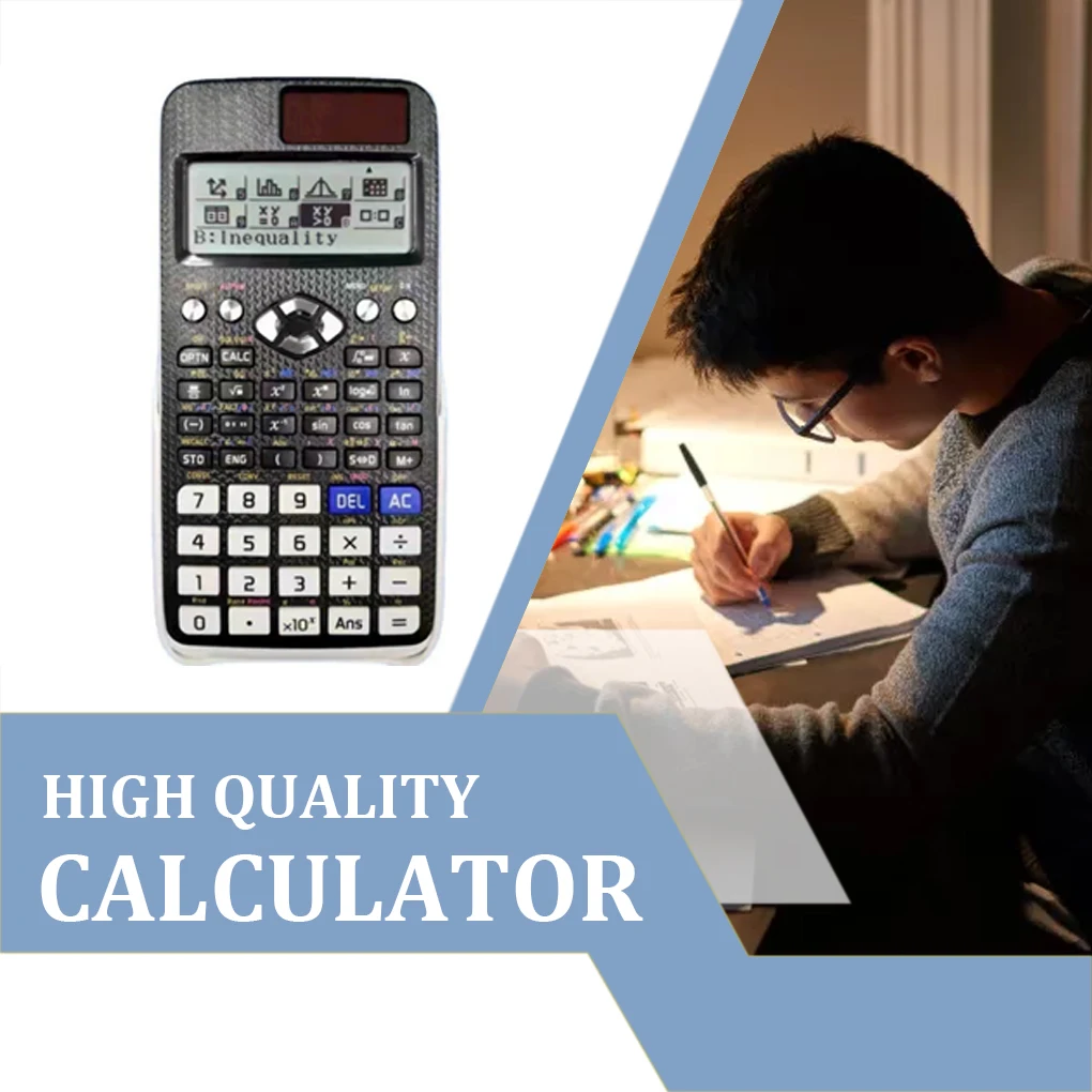 

Calculator FX-991ES Exam Scientific Functions Test Calculators Large-screen Accounting Electric Counter Students School