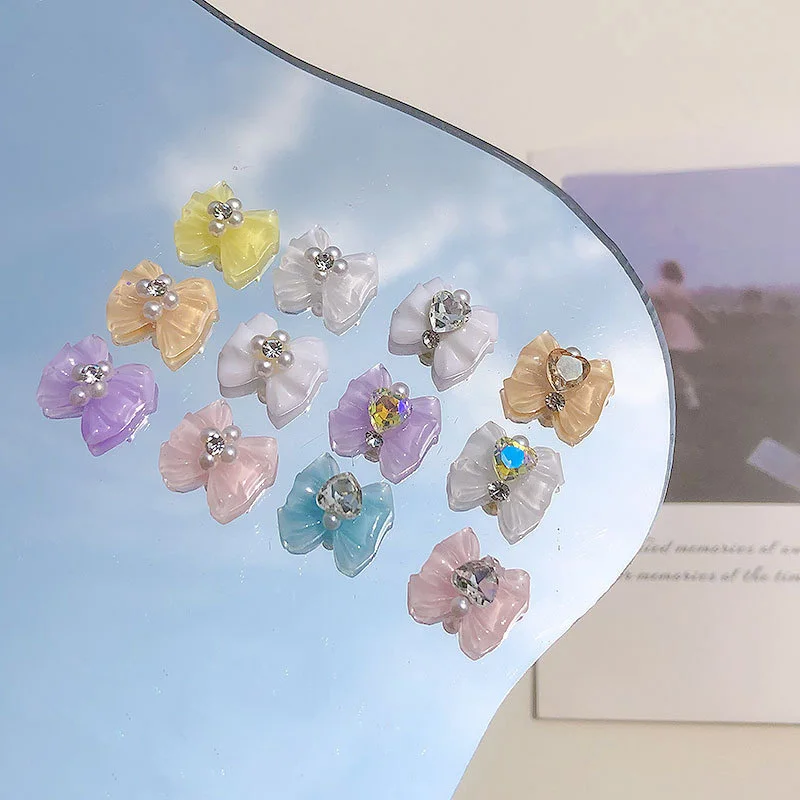 20 шт., украшения для ногтей в форме сердца