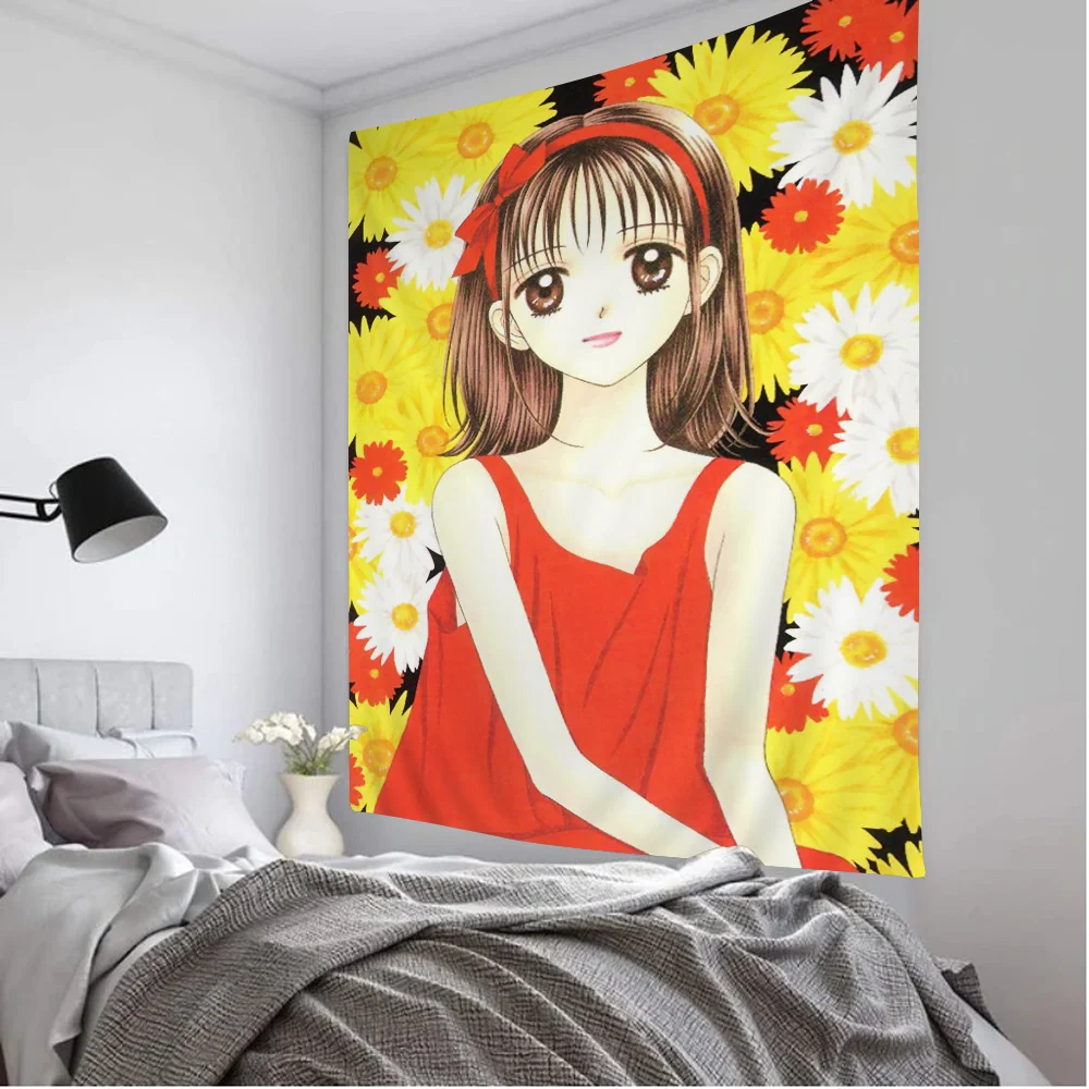 Marmalade Boy Cartoon Tapestry Home Decoration Hippie Bohemian Divination Decor