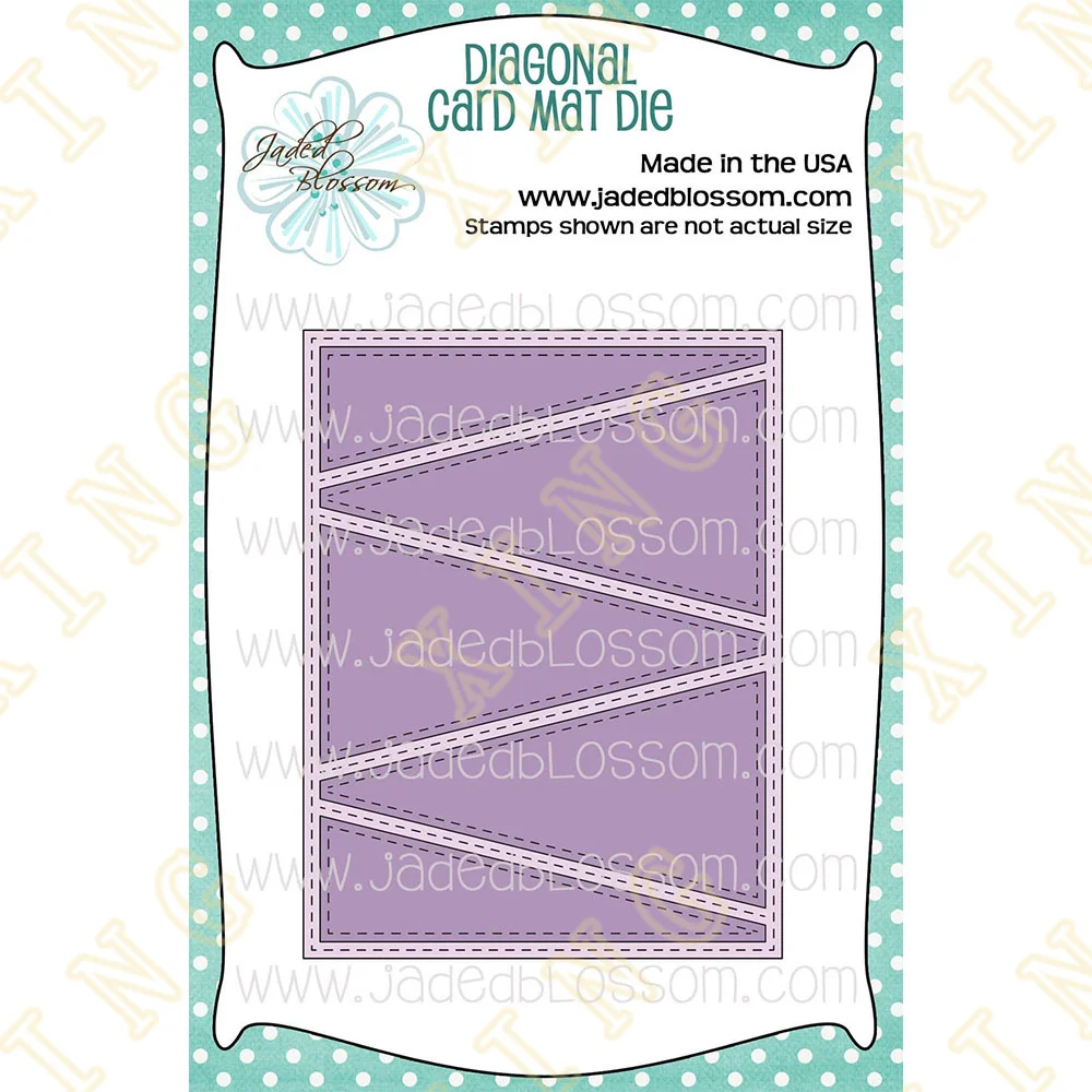 

Diagonal Card Mat Metal Cutting Die Scrapbook Embossed Paper Card Album Craft Template Cut Die Stencils New for 2023 Arrival