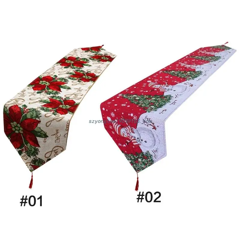 

Настольная дорожка с надписью "Merry Christmas" для рождественского шкафа, настольное украшение для дома