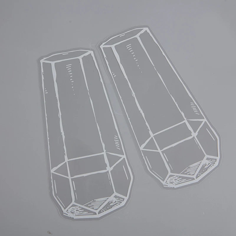 

15/30PCS Transparent Sticker DIY Flower Embossed Bookmark Hand Account Specimen