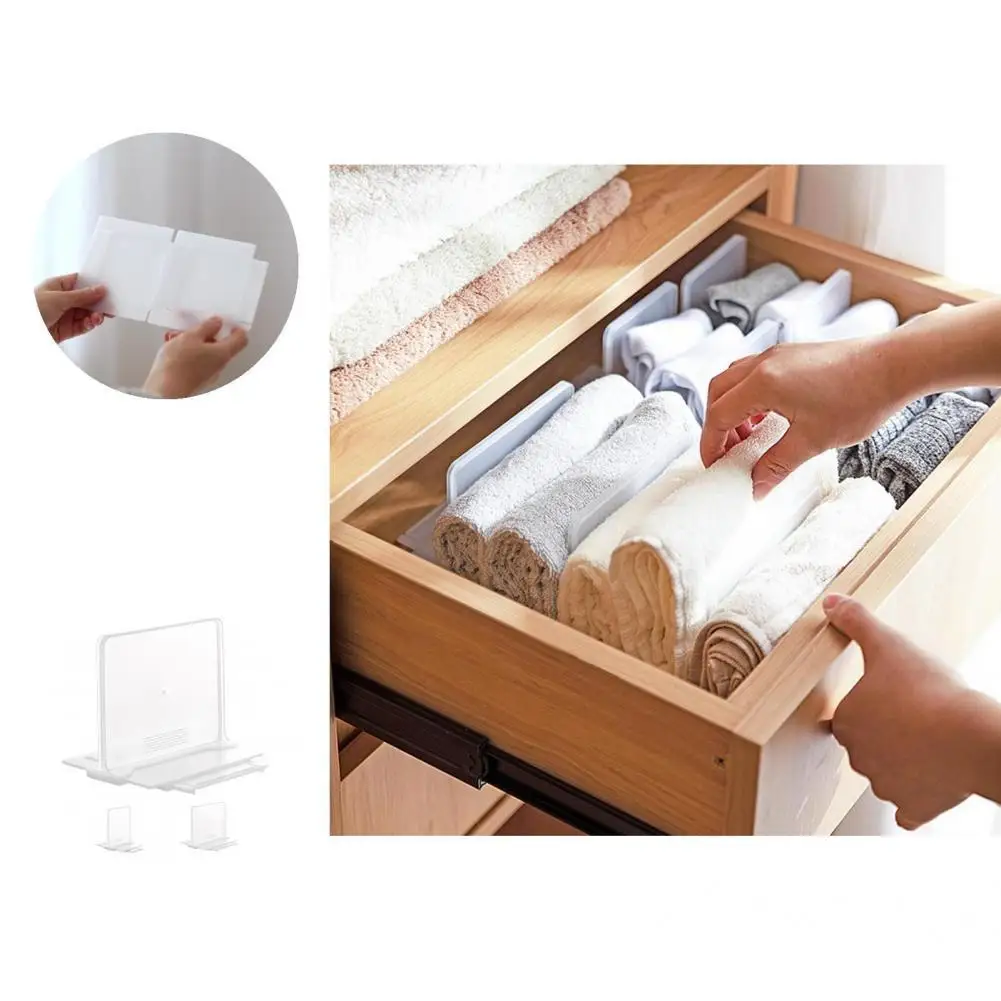 

PP Special Multifunctional Drawer Separator Highly Flexibility Drawer Partition Holder Adjustable for Indoor