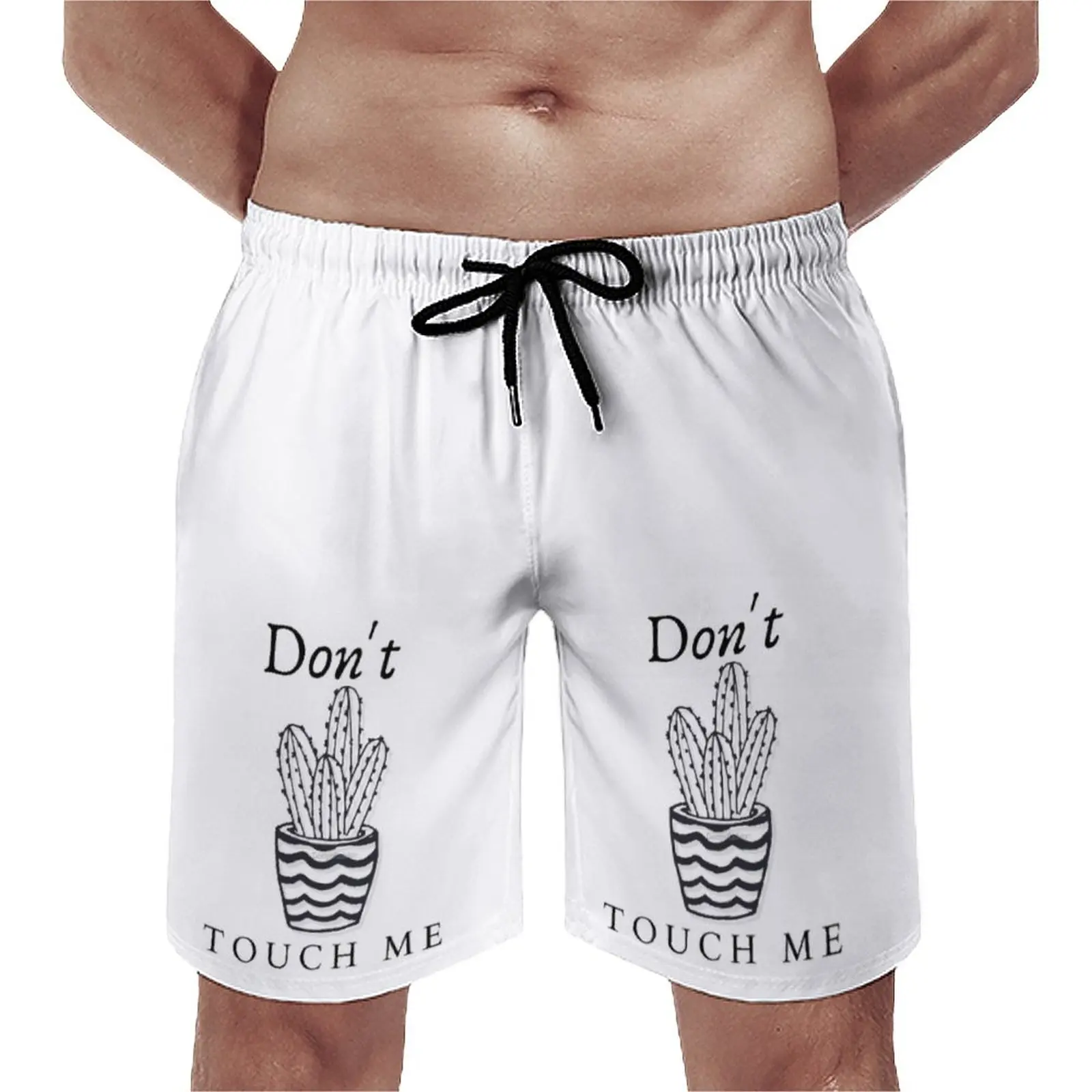 

Шорты непрозрачные пляжные мужские С КАКТУСОМ, антипрочные ботанические спортивные трусы для серфинга и пляжа, с особым дизайном