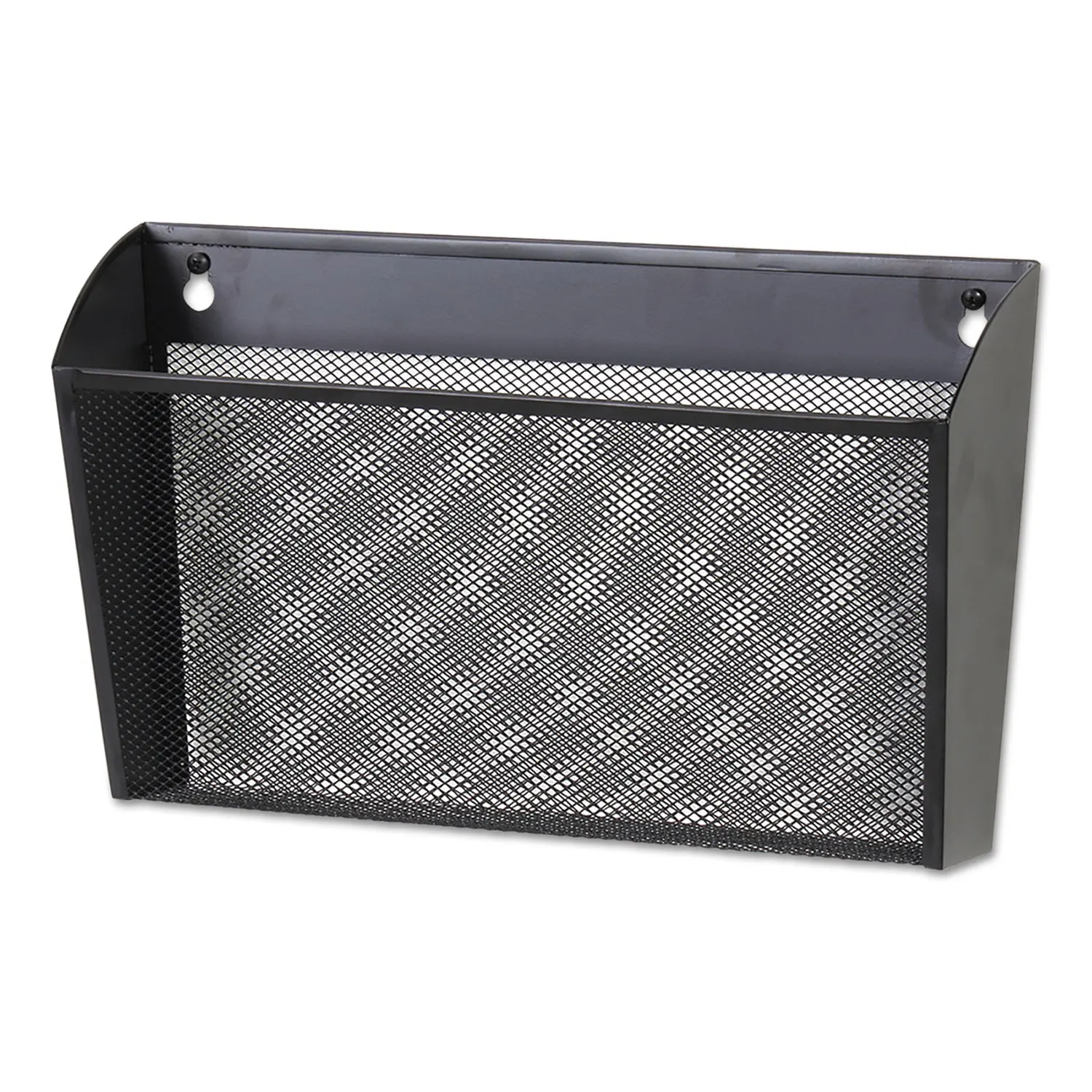 

Metal Mesh Wall Filesingle Pocket, 14 1/8 X 3 3/8 X 8 1/8, Letter, Black