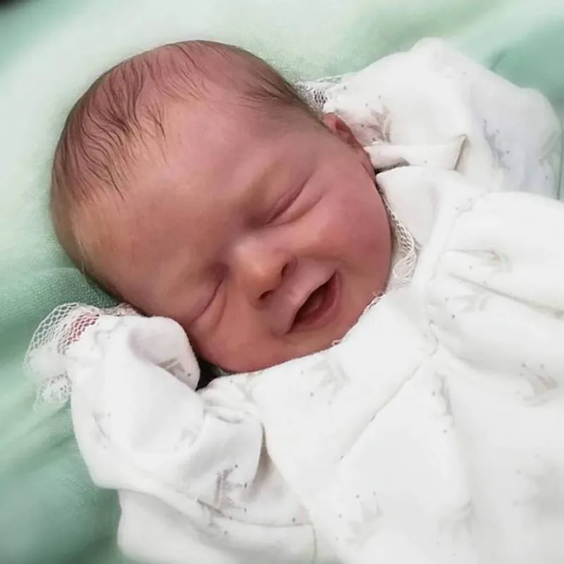 Продажа 11-дюймовая уже окрашенная вручную кукла-реборн Salia с окрашенными волосами ткань для тела в комплекте Цена 11-дюймовая уже окрашенная вручную кукла-реборн Salia с окрашенными волосами ткань для тела в комплекте