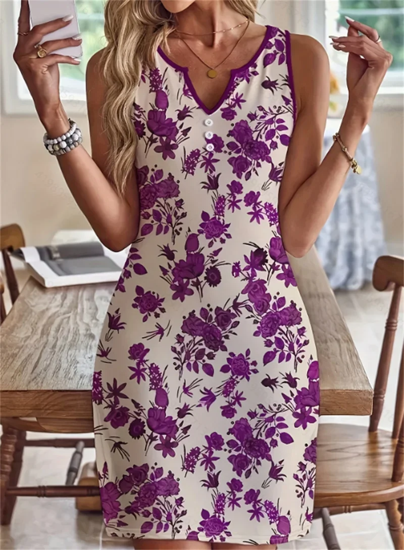 Новое поступление лета 2024 европейское трансграничное платье с лямкой на шее