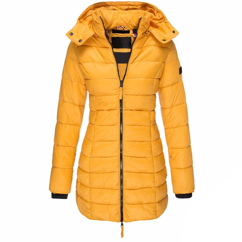 

Hooded Parkas Women Down Jacket 2022 Autumn Winter Coat Classic Fashion Clothes Yellow Red Blue Gray Black Green Manteau Femme