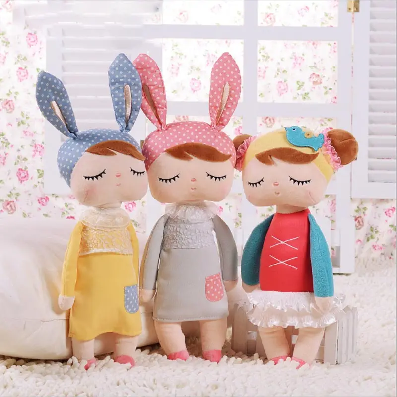 

Kawa IMI Rabbit Dream Angela Girl Plush Doll Long Ears Comfort Doll Girl Family Birthday Toy Gift