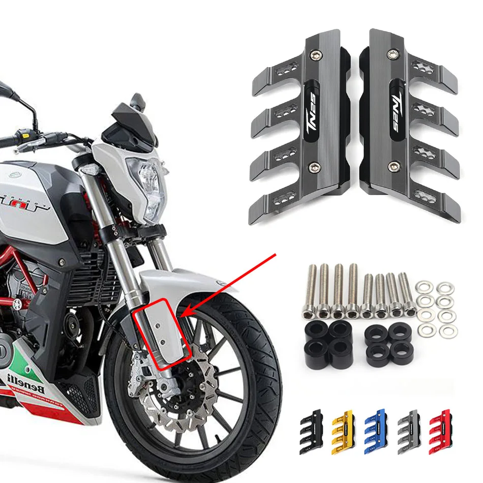 

С логотипом для BENELLI TNT25 CNC, алюминиевый мотоциклетный брызговик, крепление, амортизатор, переднее крыло, противоударный слайдер, аксессуары