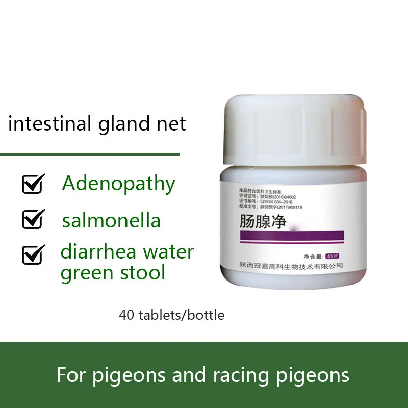 

Pigeon probiotic water stool green stool 40 tablets enteritis clearing gland disease breeding pigeon nutritional supplement