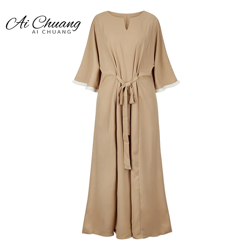 

Eid Mubarak Abaya Дубай, Турция, мусульманская Мода, женское платье с поясом, мусульманское платье, Марокканское платье, одежда, мусульманское плать...