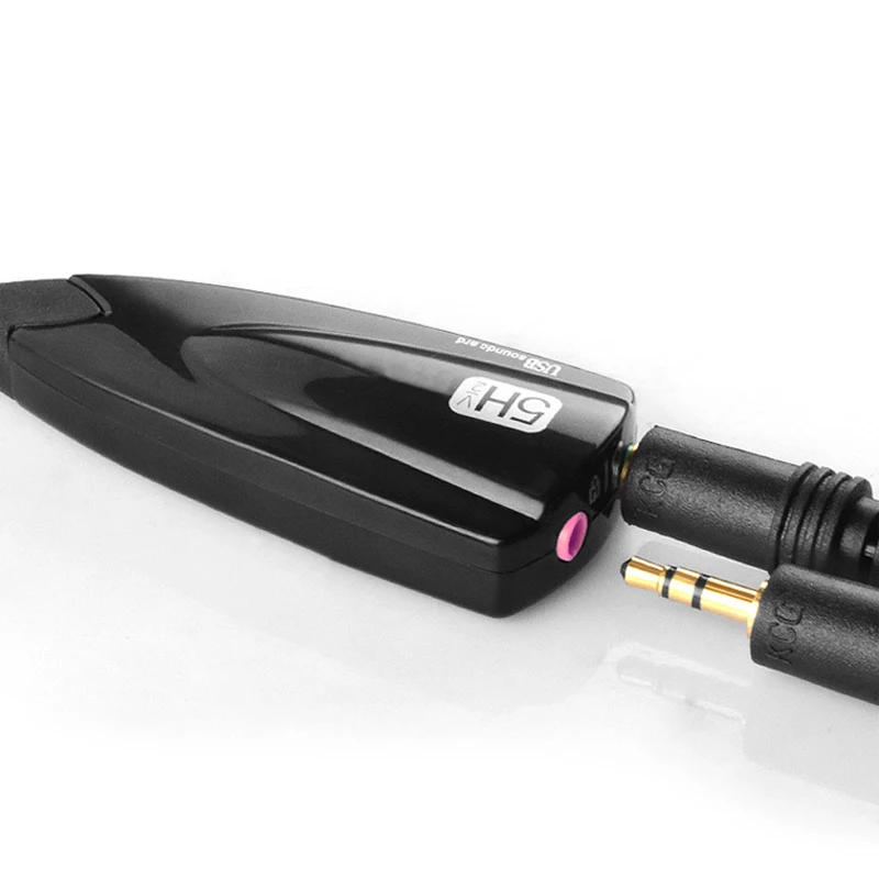 Внешняя звуковая карта USB 5HV2 с кабелем 7 1-канальный 3D CH Virtual Channel Sound Track