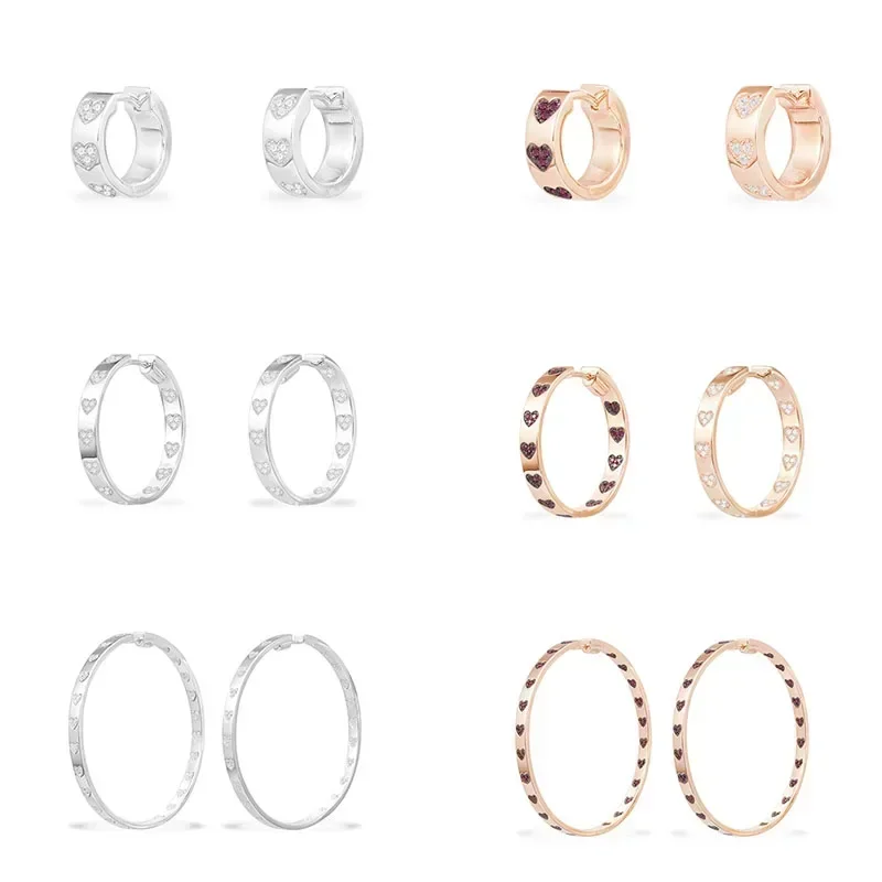 Высококачественные серьги LI KI из серебра 2022 пробы на День святого Валентина