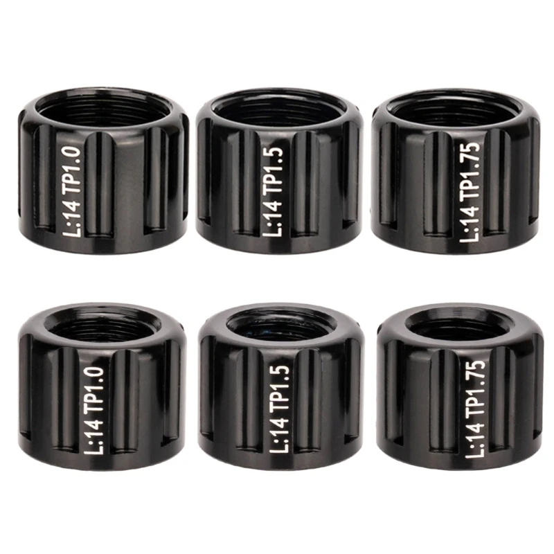 

Bicycles Thru Axles Nut M12M15 Thread Axles Nut Bike Hubs Tube Shaft Skewer Cap for Front and Rear Bike Wheel Easy Use